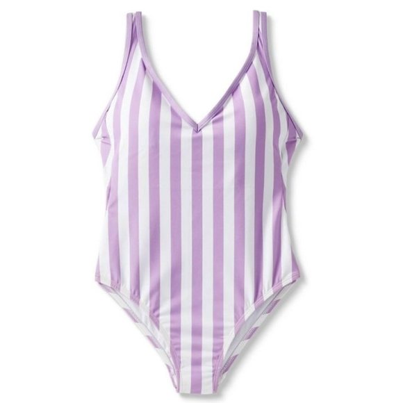 KONA SOL™ Purple V-Neck High Leg One Piece Swimsuit  🌸  NEW!!! - Picture 5 of 14